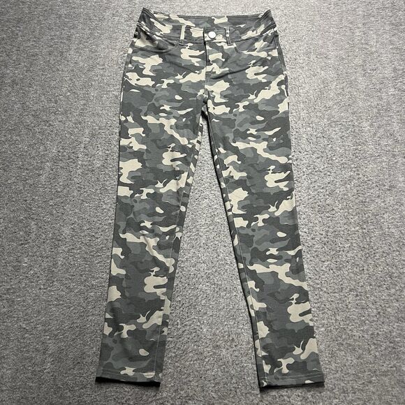 7 For All Mankind Denim - Seven 7 For All Mankind Camo Skinny Jeggings Womens Size 8 Gray Mid Rise Stretch